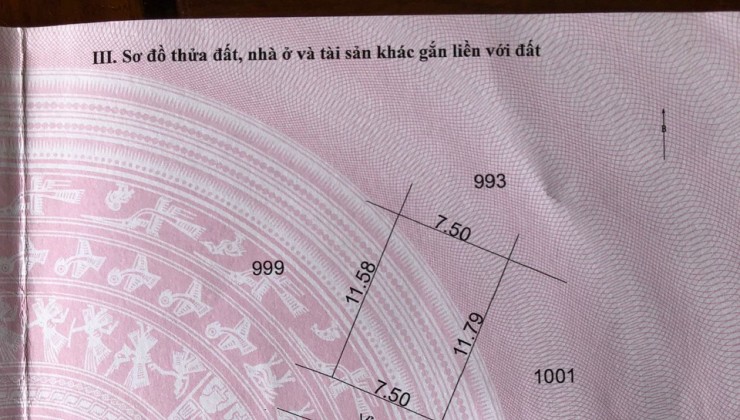 Bán Đất đấu giá Mễ Sở Văn Giang  87.5m  mt 7.5m giáp vành đai 4